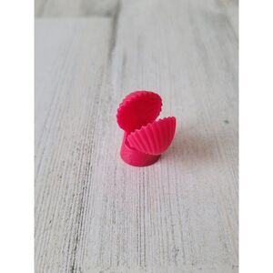 Pink seashell mermaid doll accessory toy figure